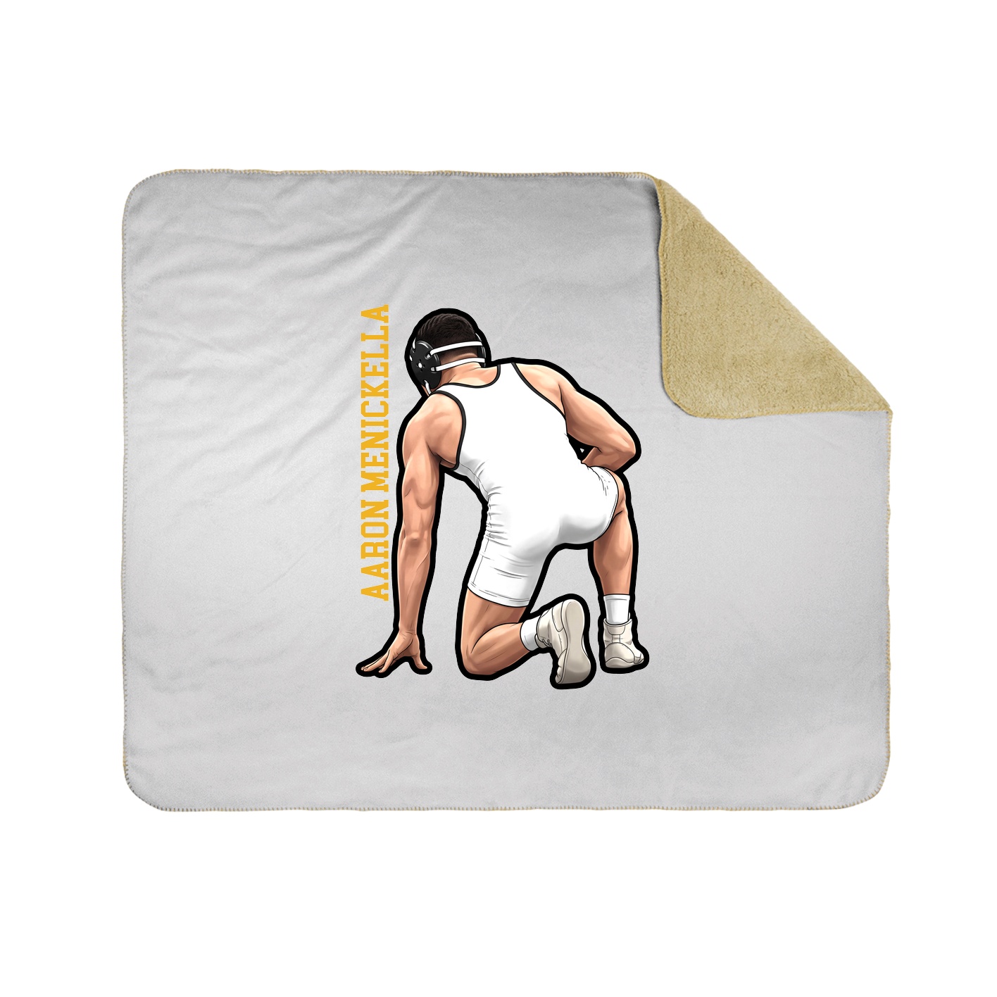 50x60 Sherpa Lined Throw Blanket