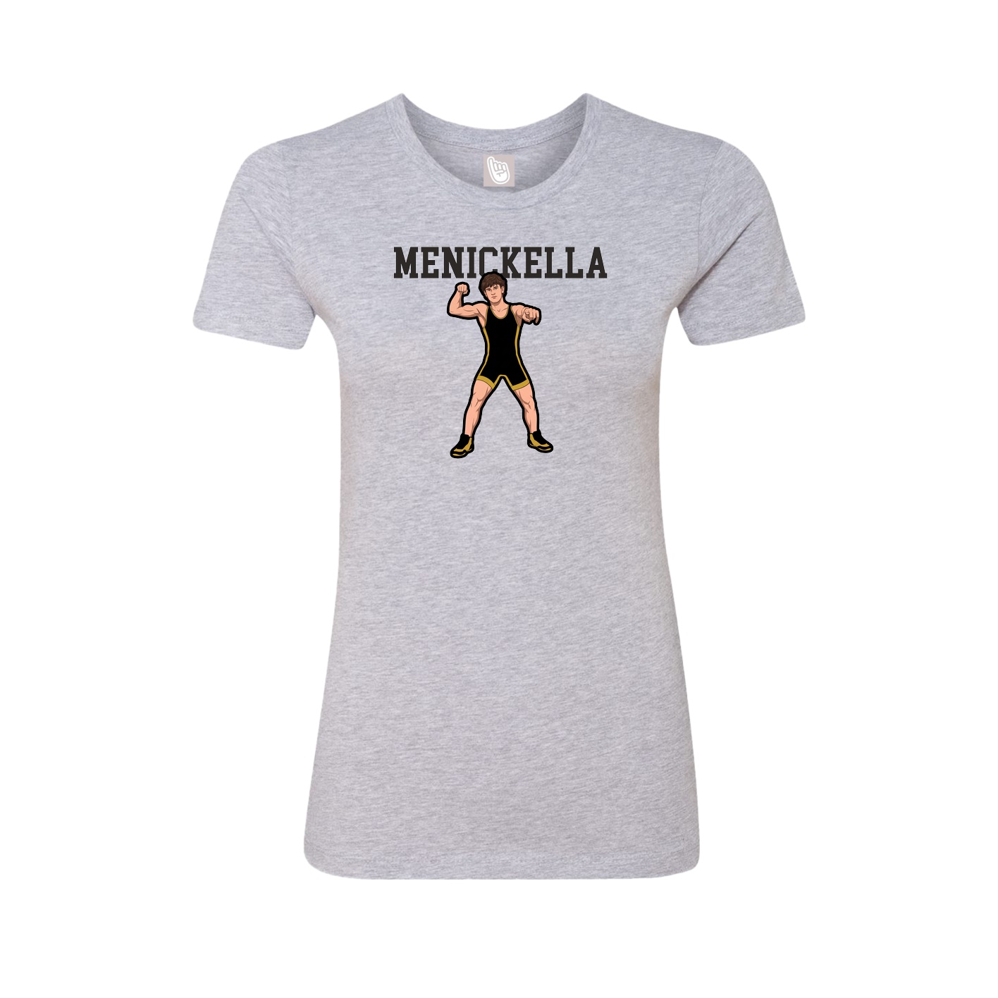 Fitted Women's Tee — Shirsey in Grey
