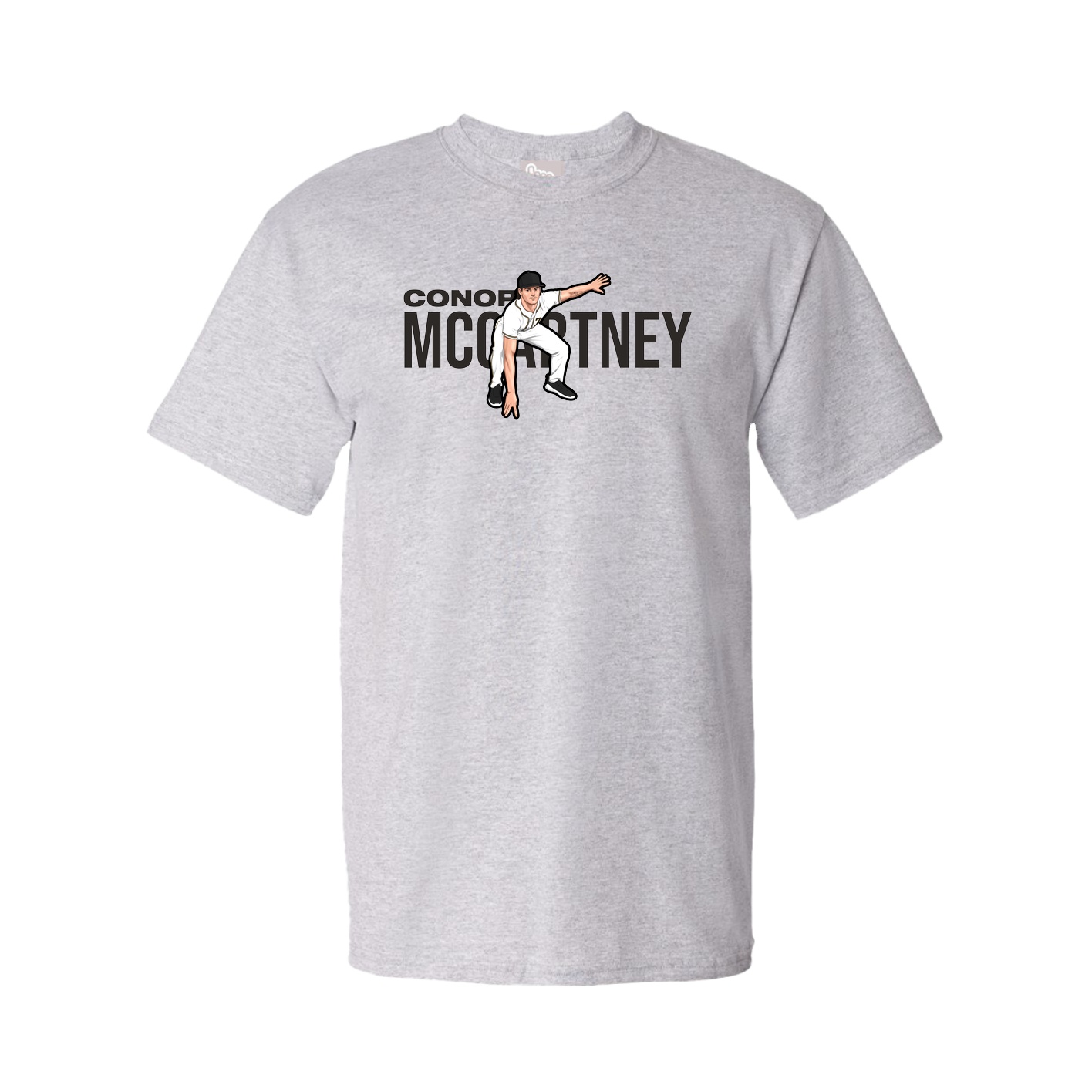 Youth Tee — Player Name in Grey