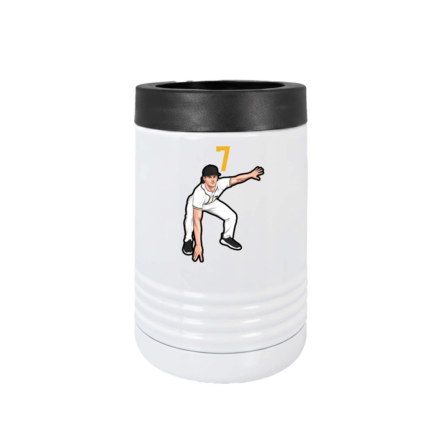 Beverage Holder — Number Top in White