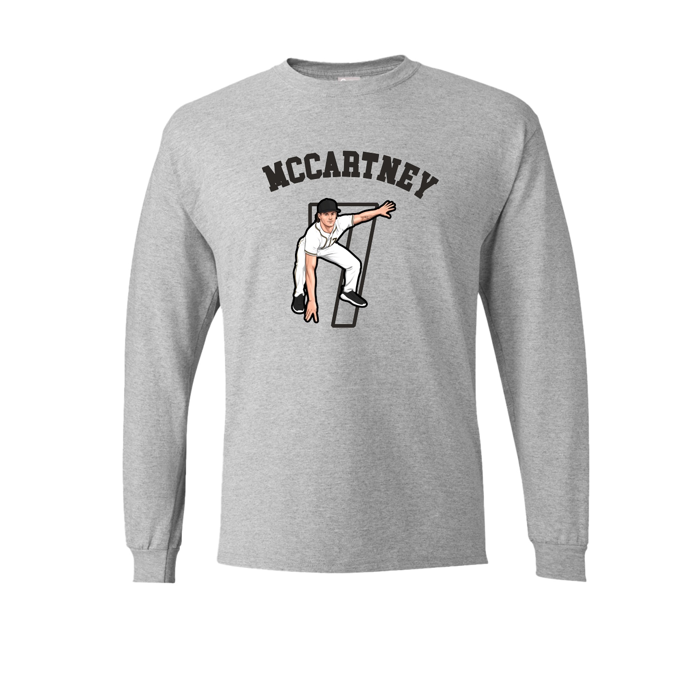 Long Sleeve Tee — Shirsey Arch in Grey