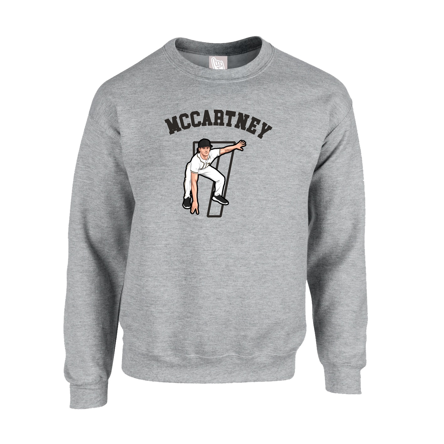 Fleece Crew — Shirsey Arch in Grey