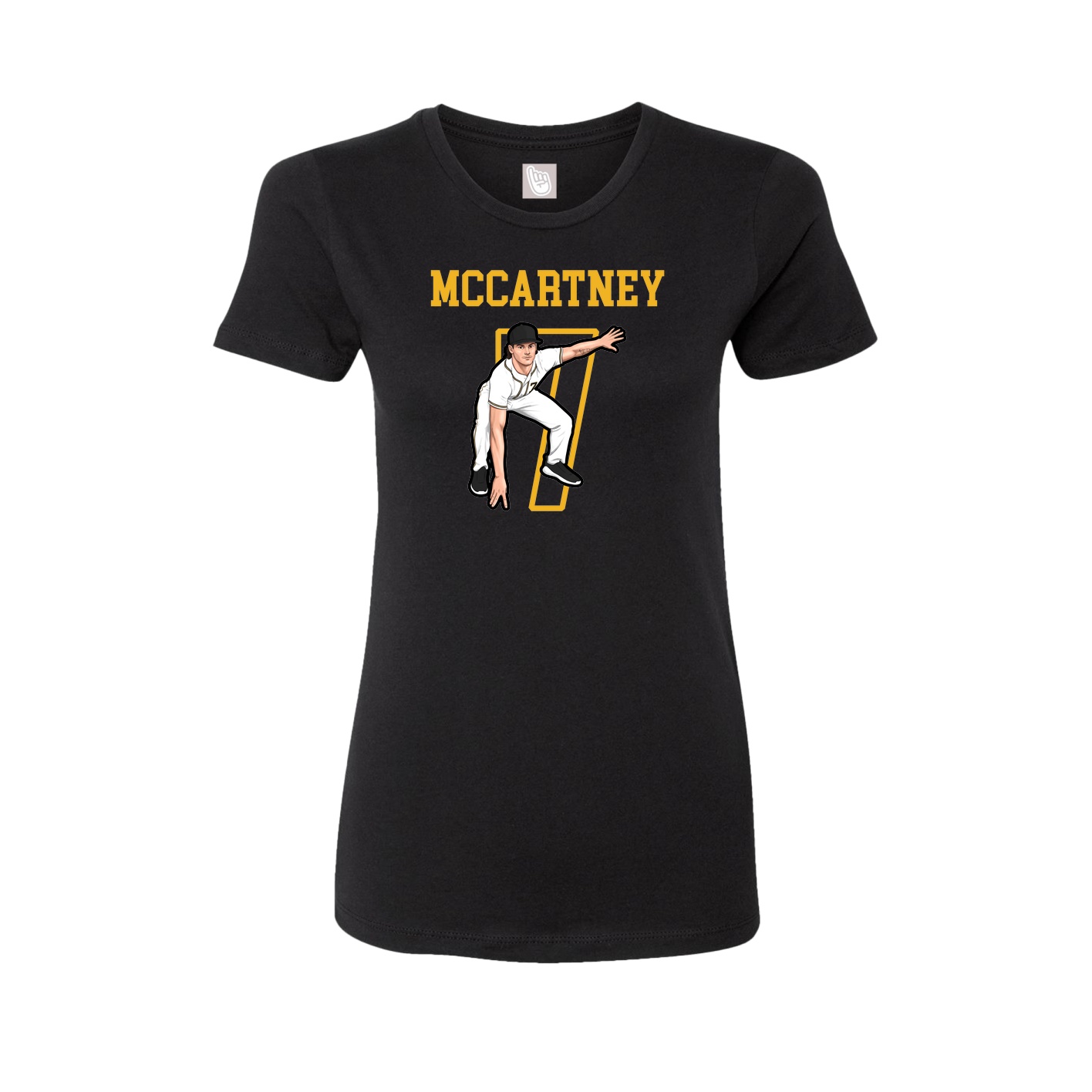 Fitted Women's Tee — Shirsey in Black
