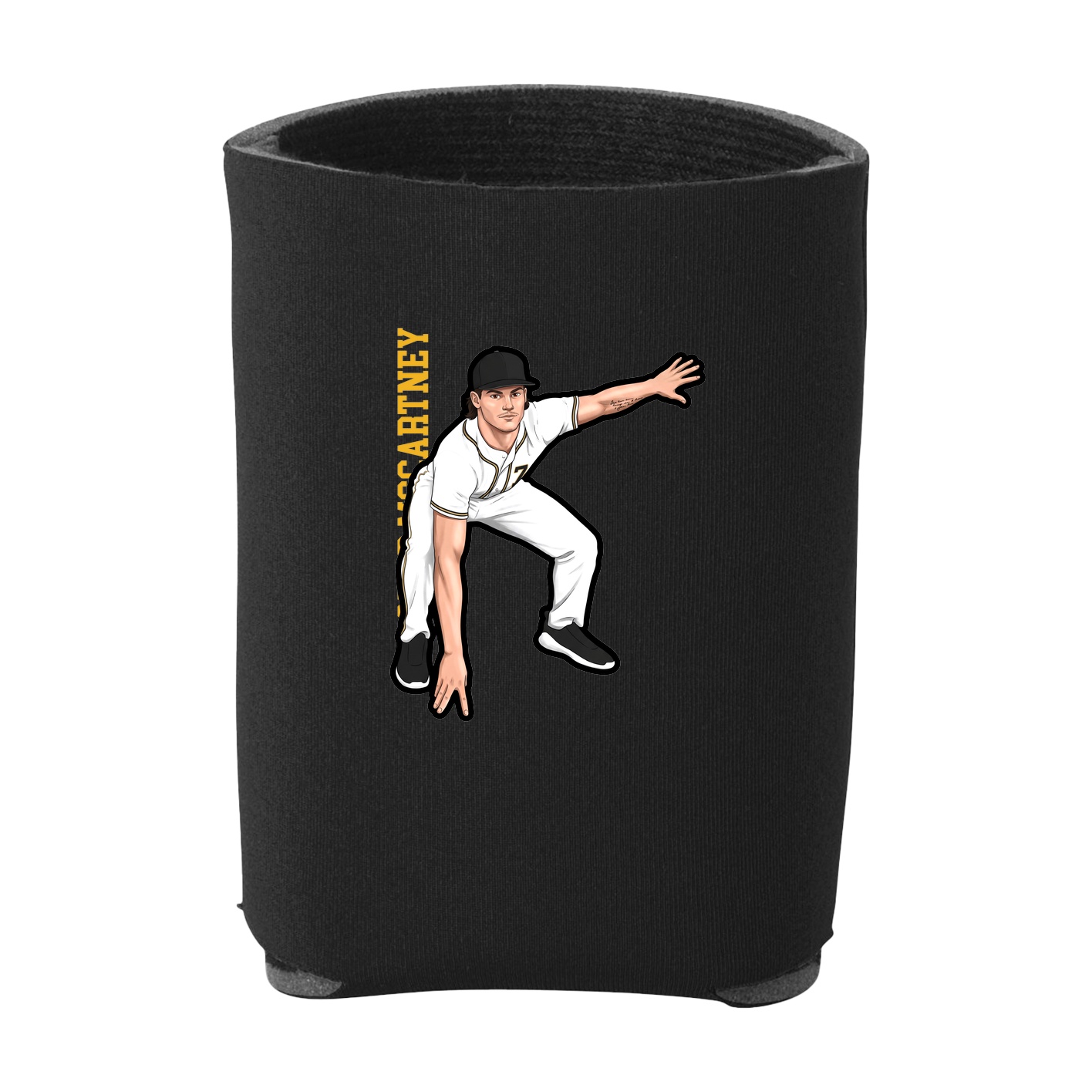 Can Holder — Name Vertical in Black