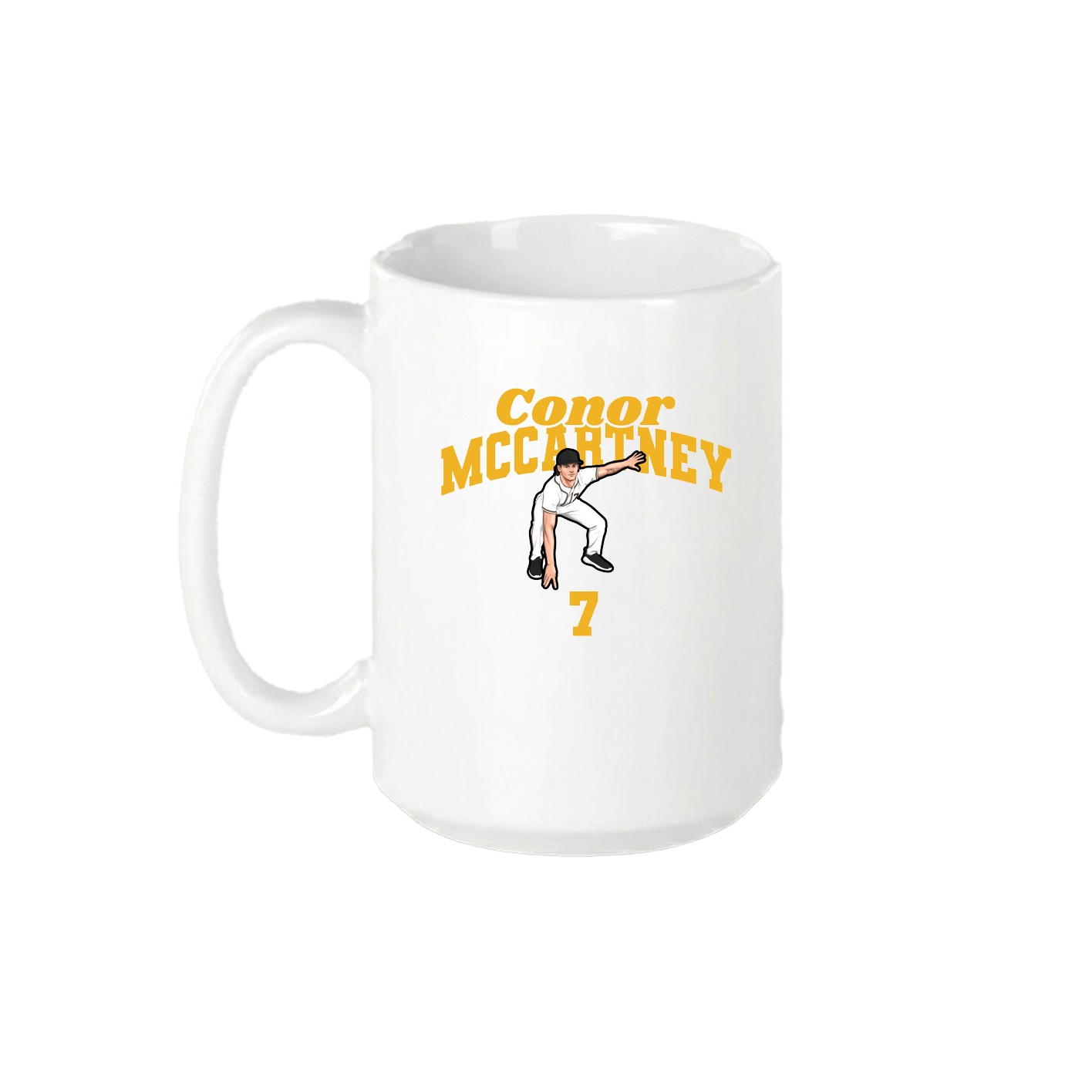 15oz Coffee Mug — Signature Arch in White