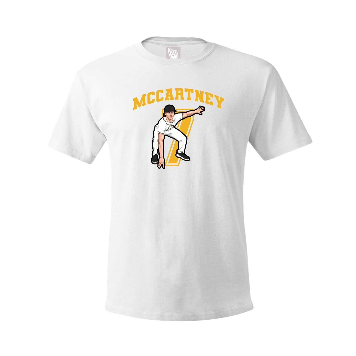 Tee — Number in White