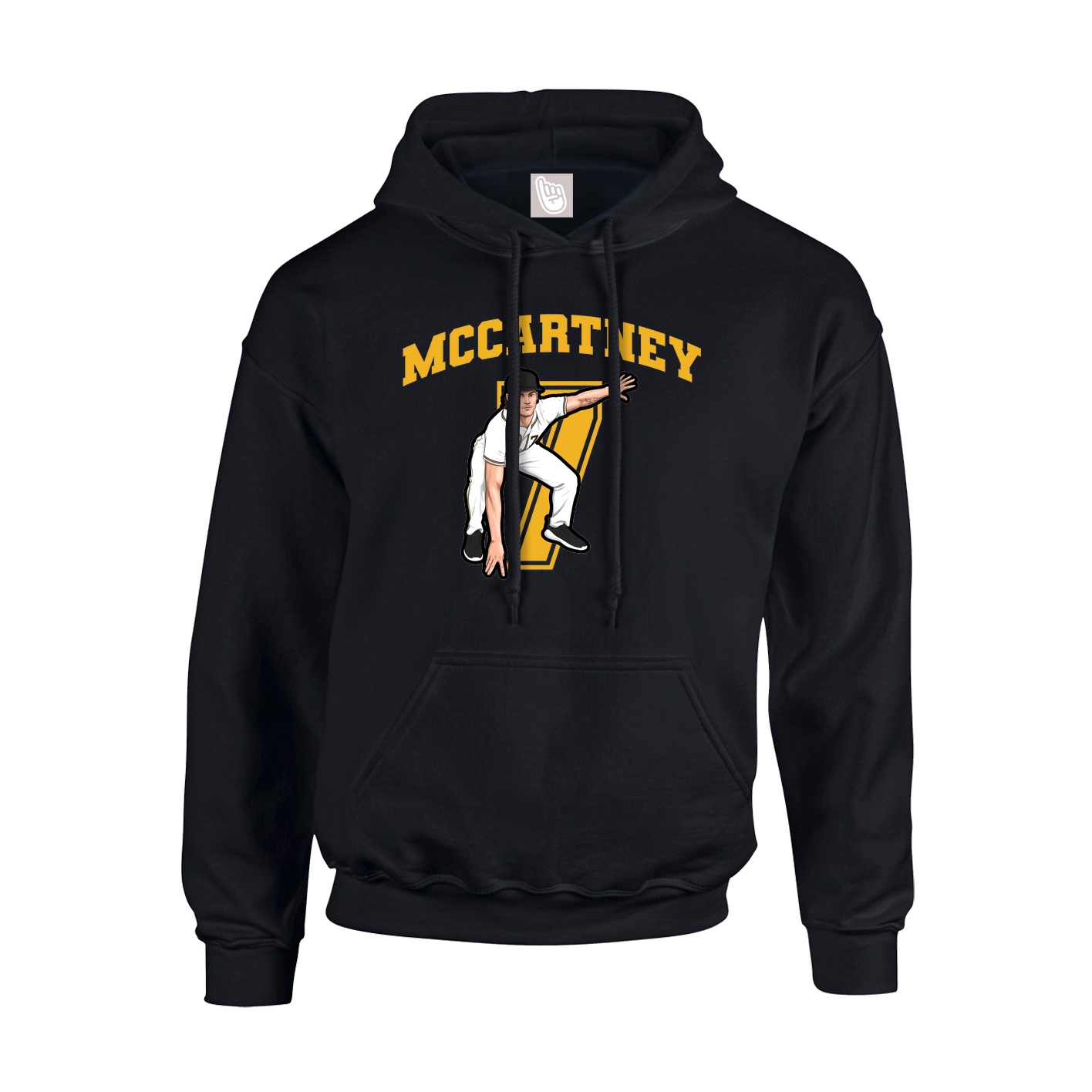 Hoodie — Number in Black