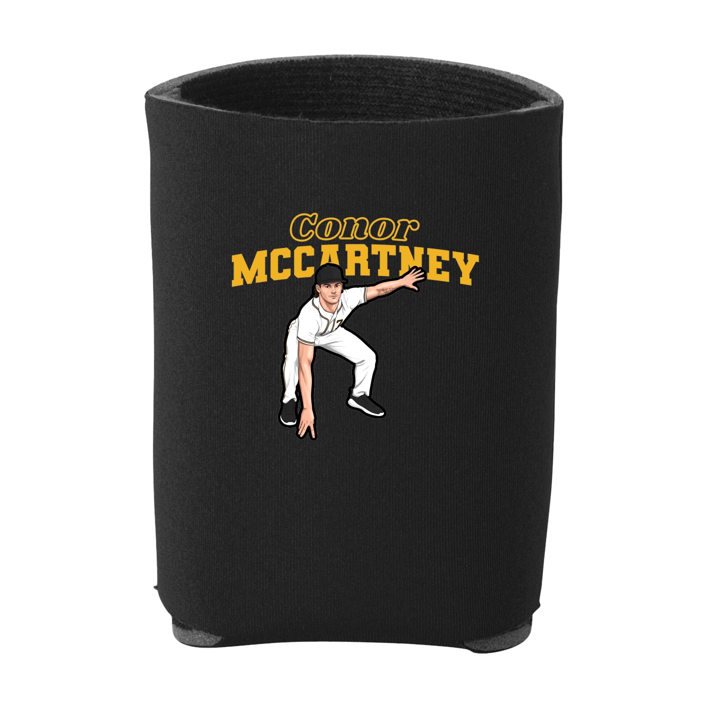 Can Holder — Name Arch in Black