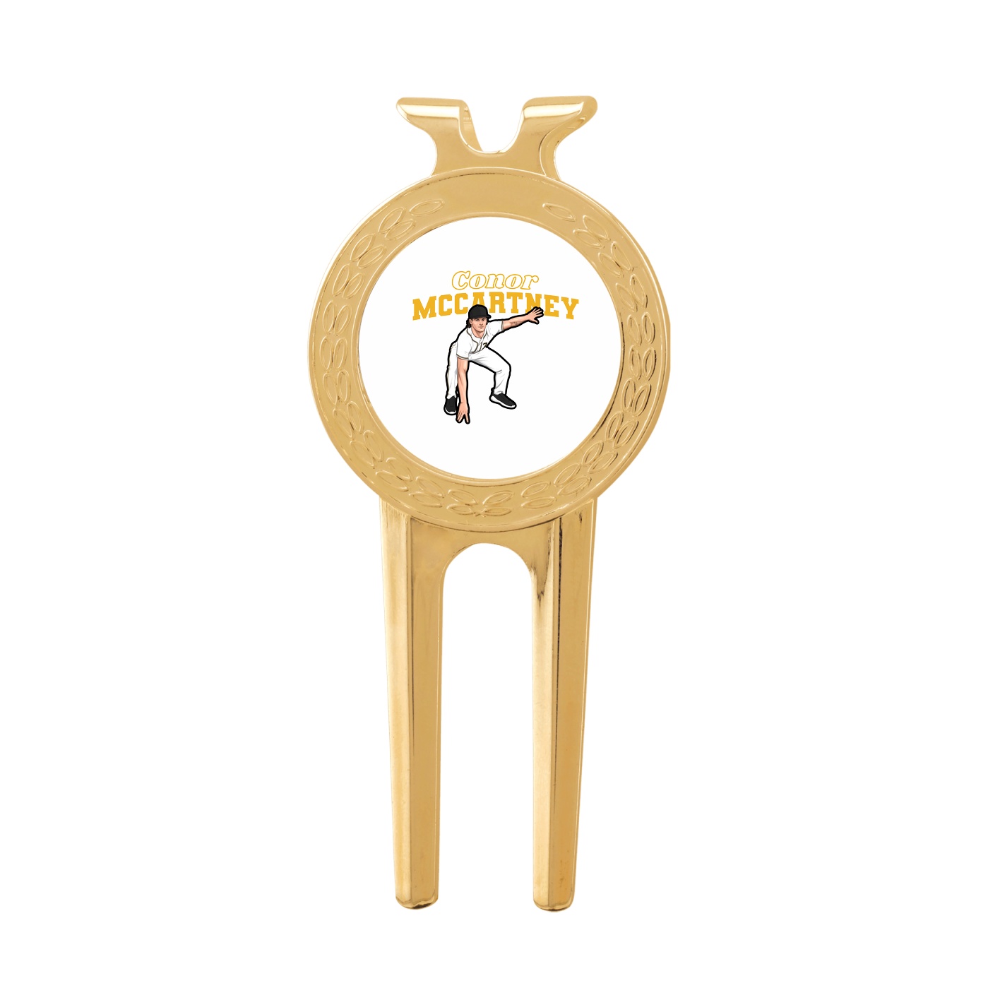 Divot Tool with Ball Marker — Name Arch in Classic