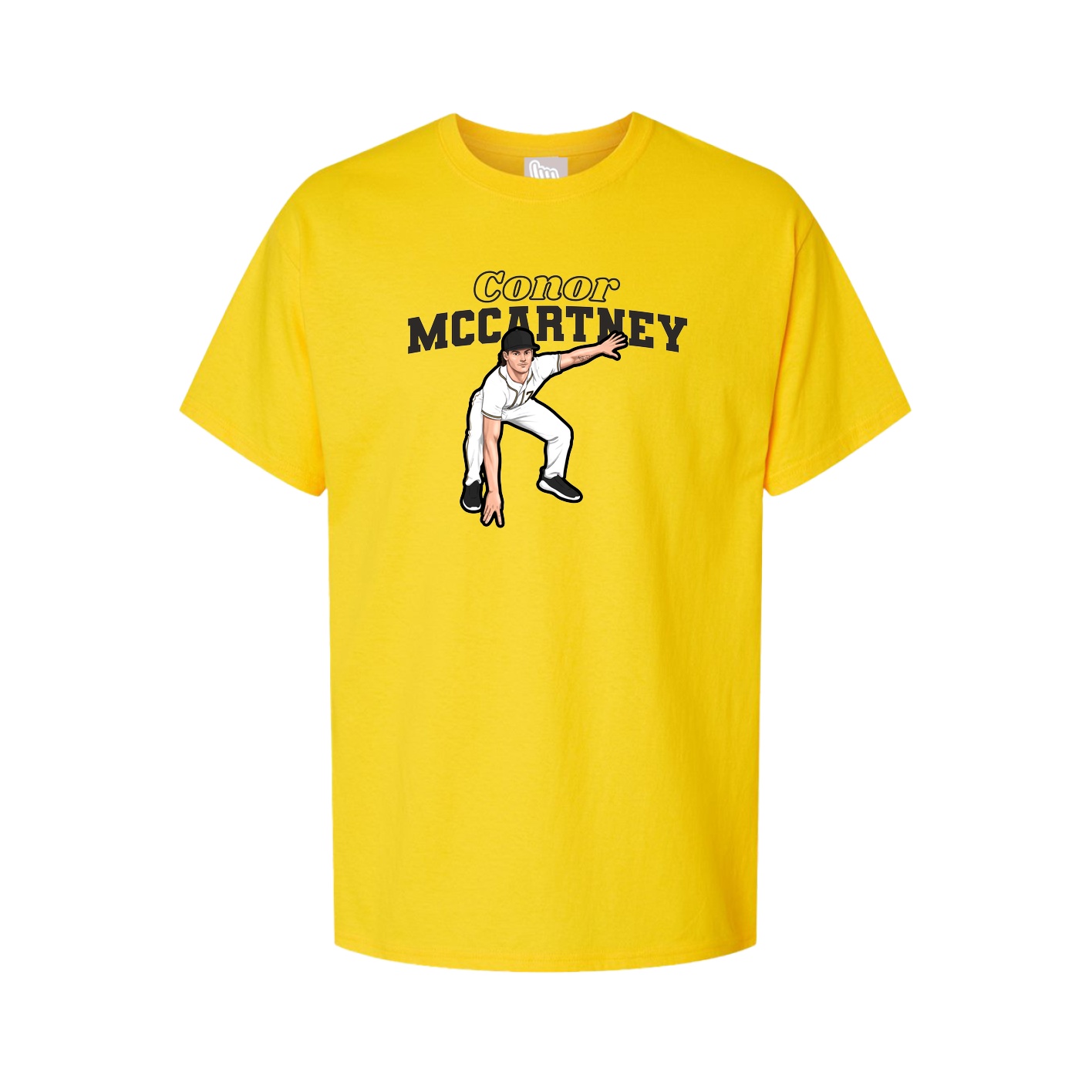 Youth Tee — Name Arch in Gold