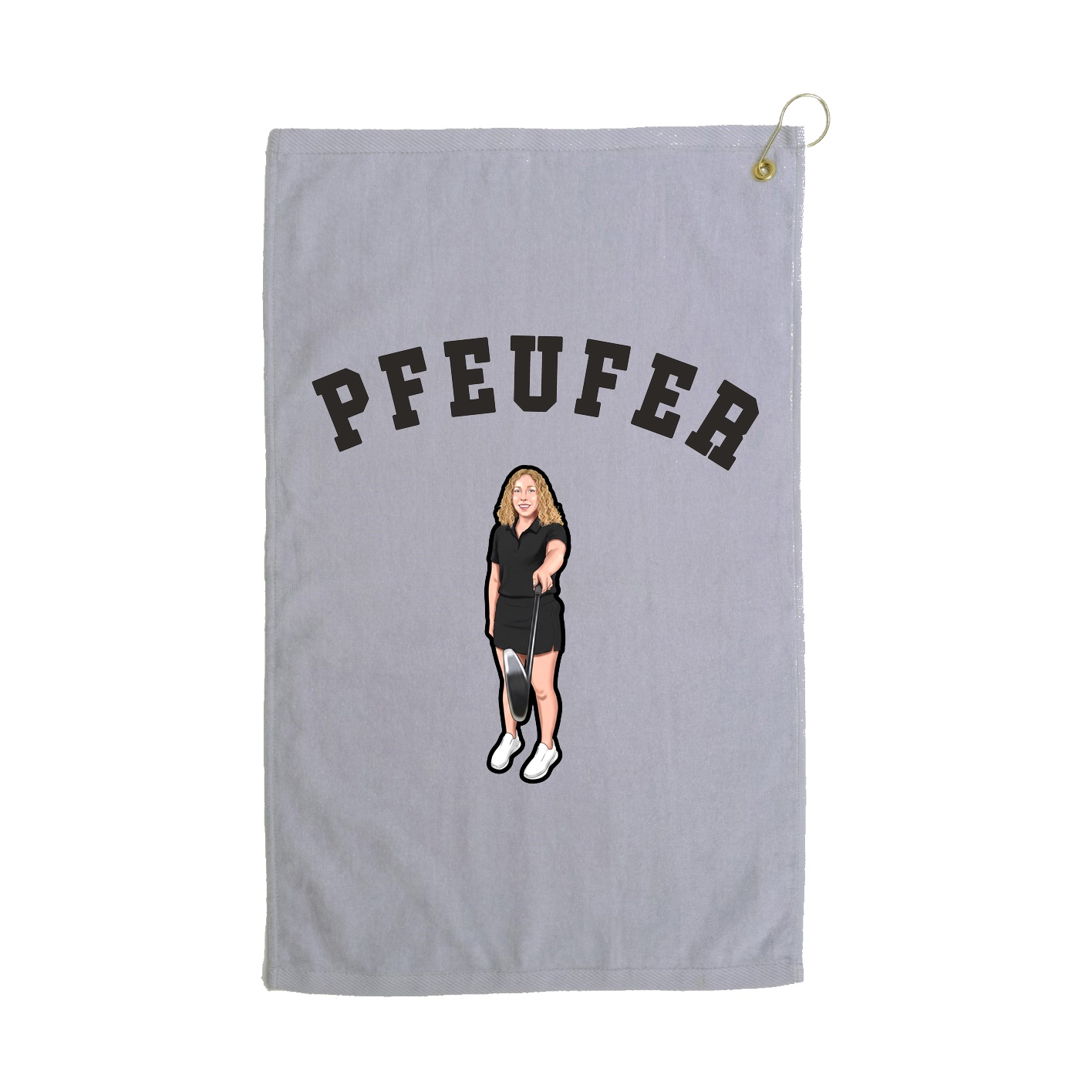 Golf Towel — Shirsey Arch in Grey