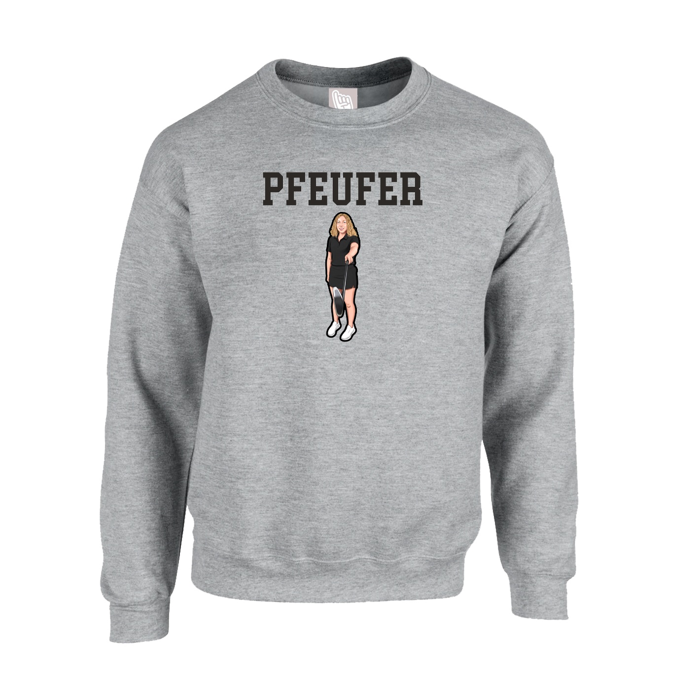Fleece Crew — Shirsey in Grey