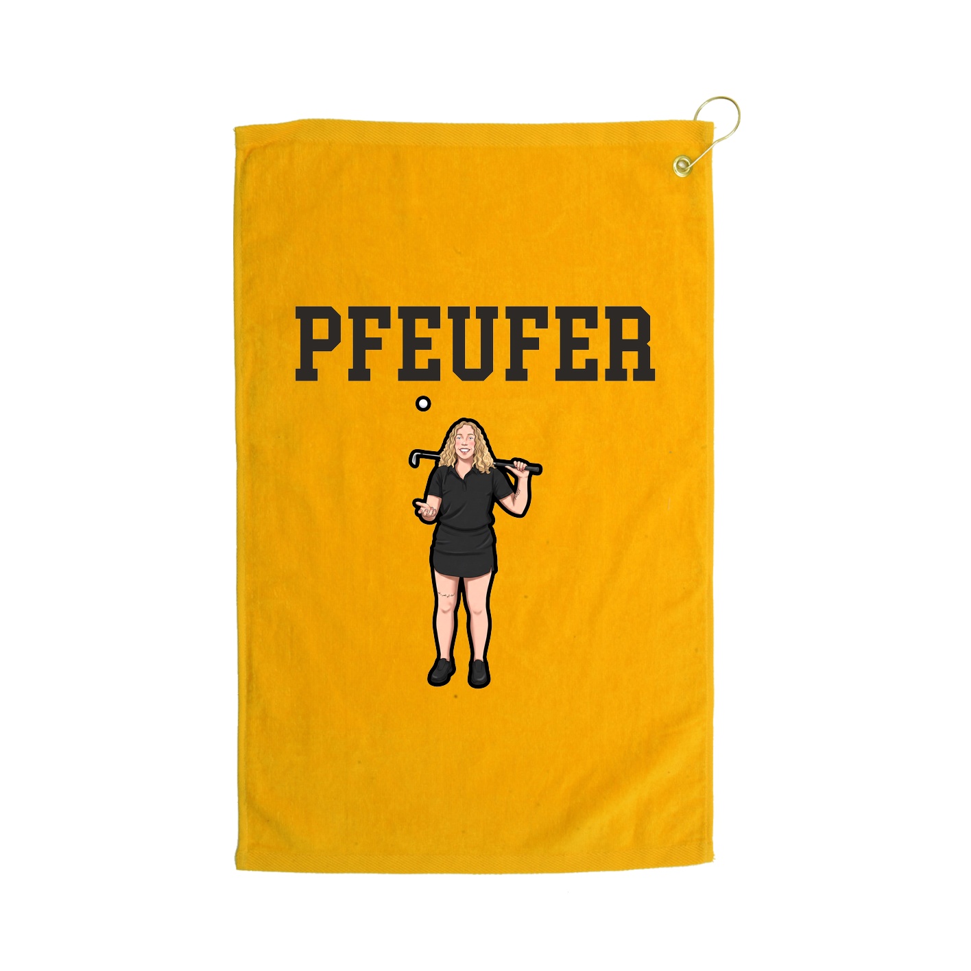 Golf Towel — Shirsey in Gold