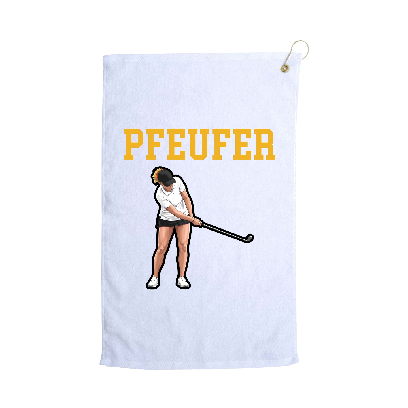 Golf Towel — Shirsey in White
