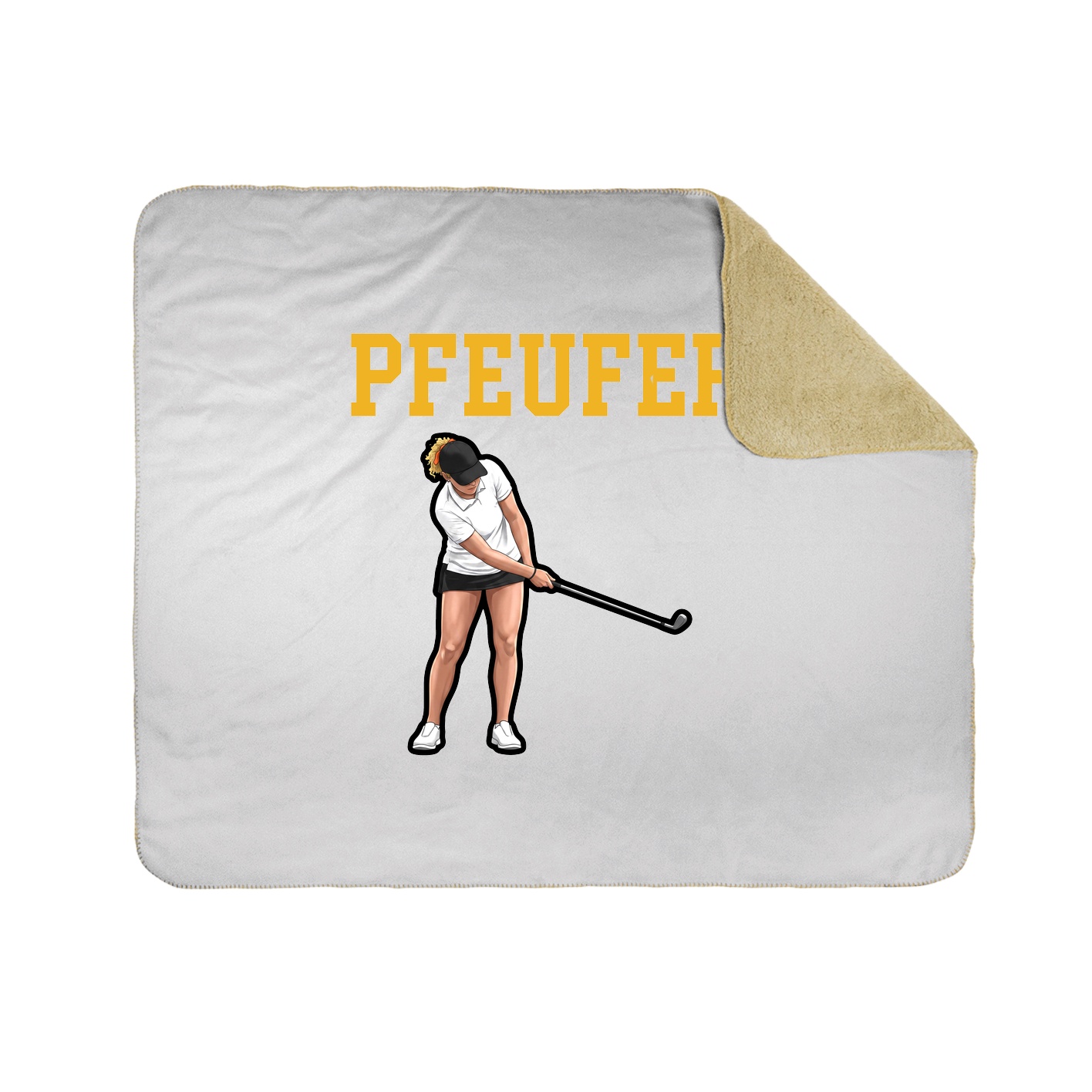Throw Blanket — Shirsey in White