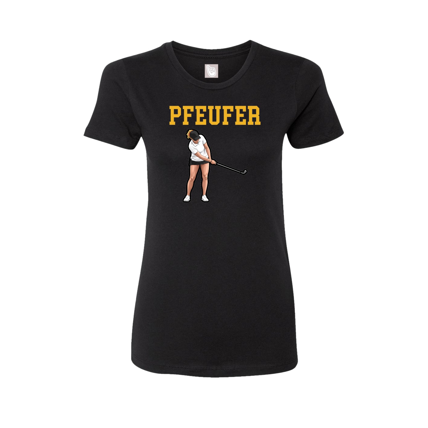 Fitted Women's Tee — Shirsey in Black