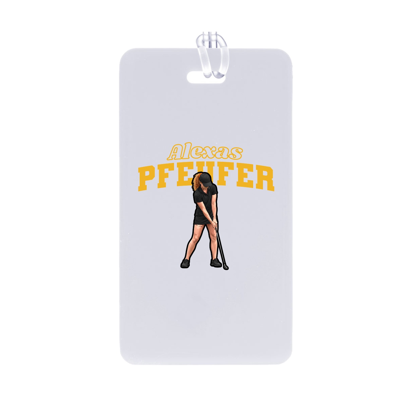 Bag Tag — Name Arch in Classic