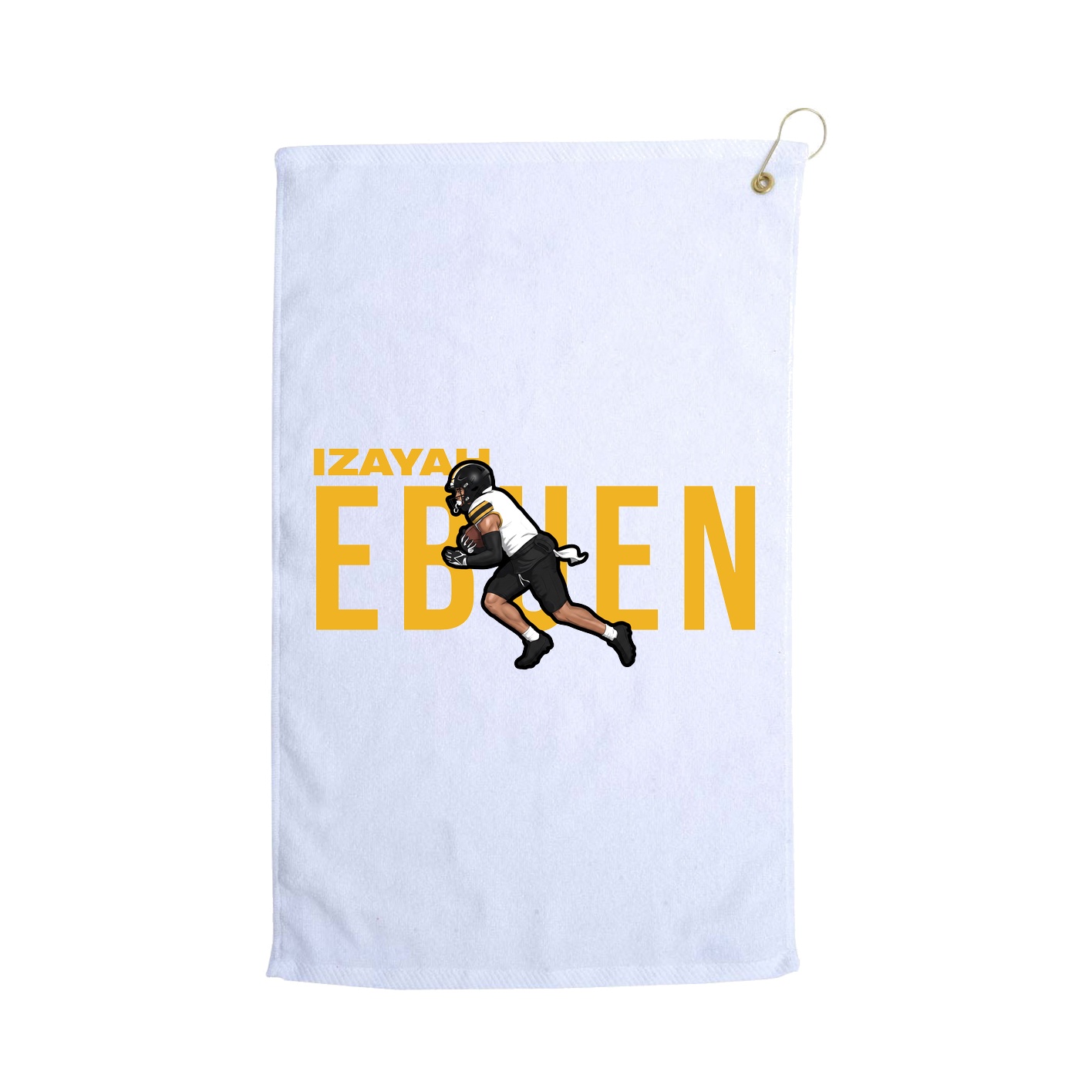 Golf Towel — Player Name in White