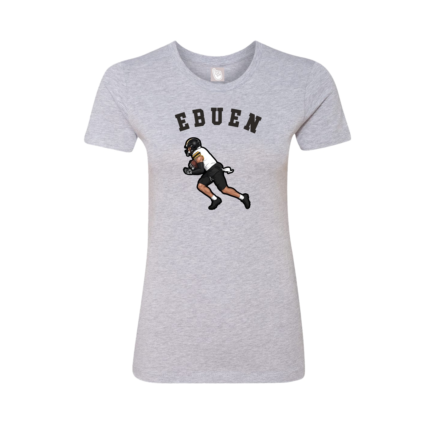 Fitted Women's Tee — Shirsey Arch in Grey