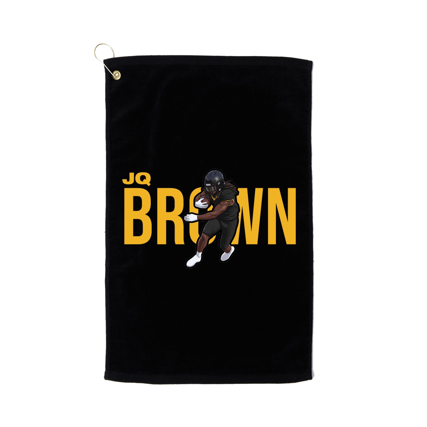 Golf Towel — Player Name in Black