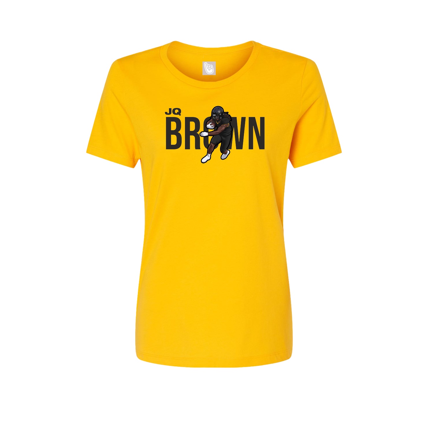 Fitted Women's Tee — Player Name in Gold