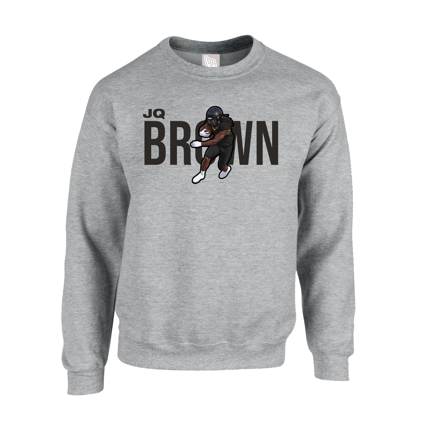 Fleece Crew — Player Name in Grey