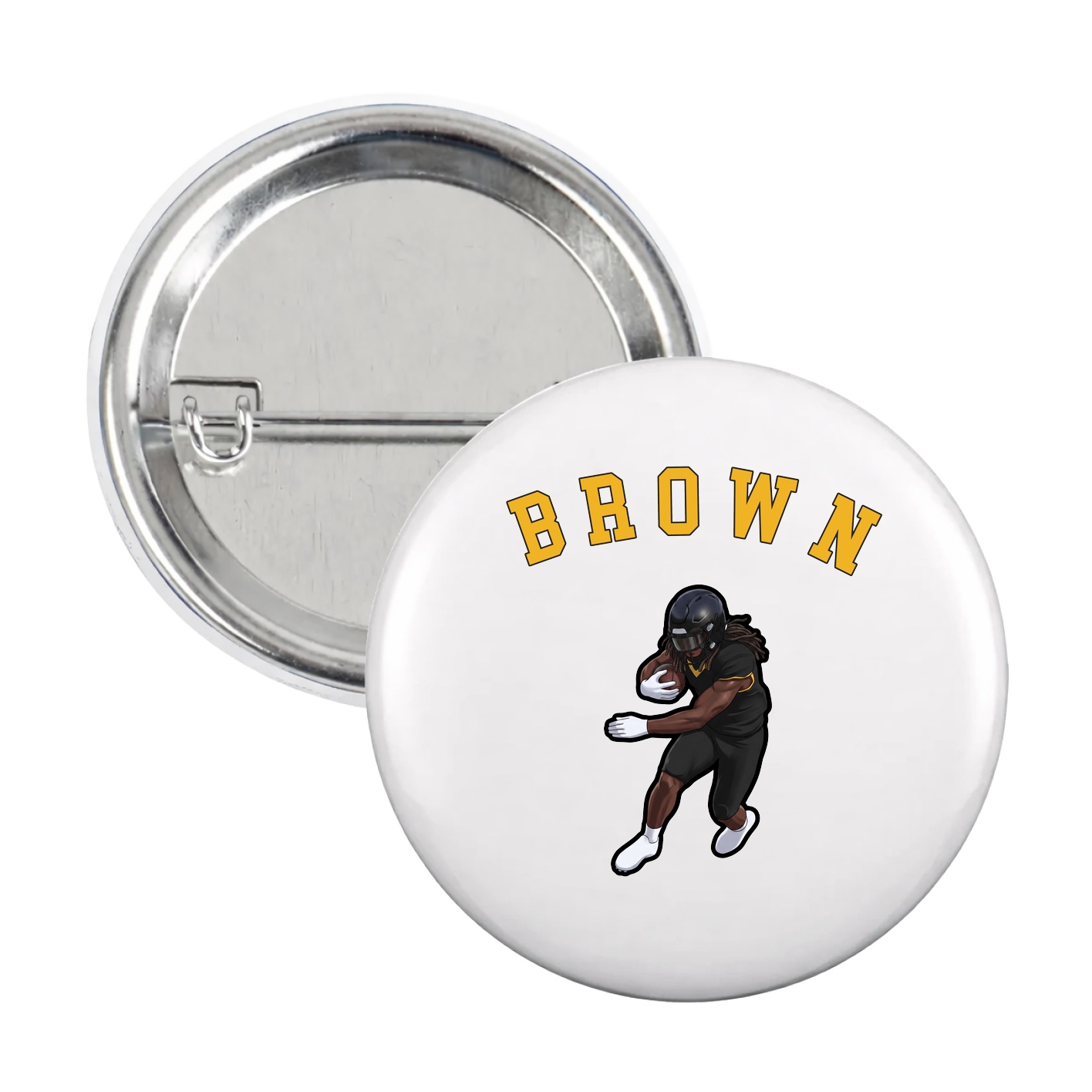 Game Day Button — Shirsey Arch in White