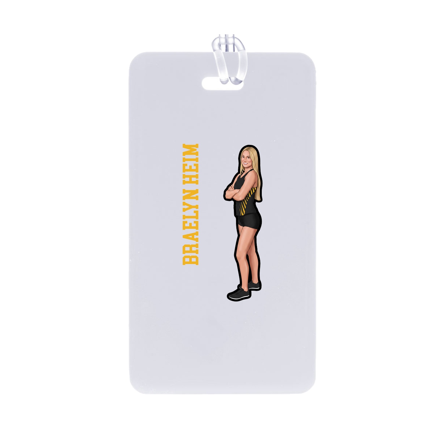 Bag Tag — Name Vertical in Classic