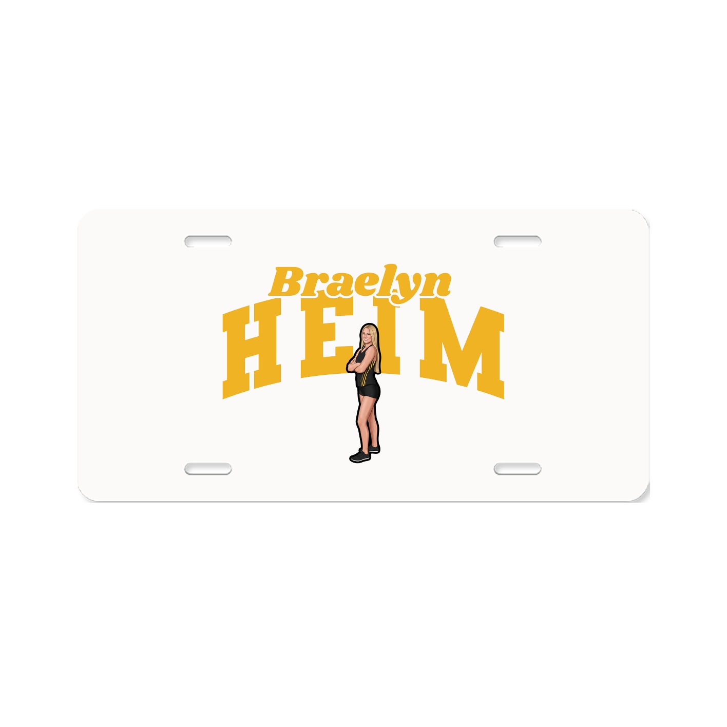 License Plate — Signature Arch in Classic