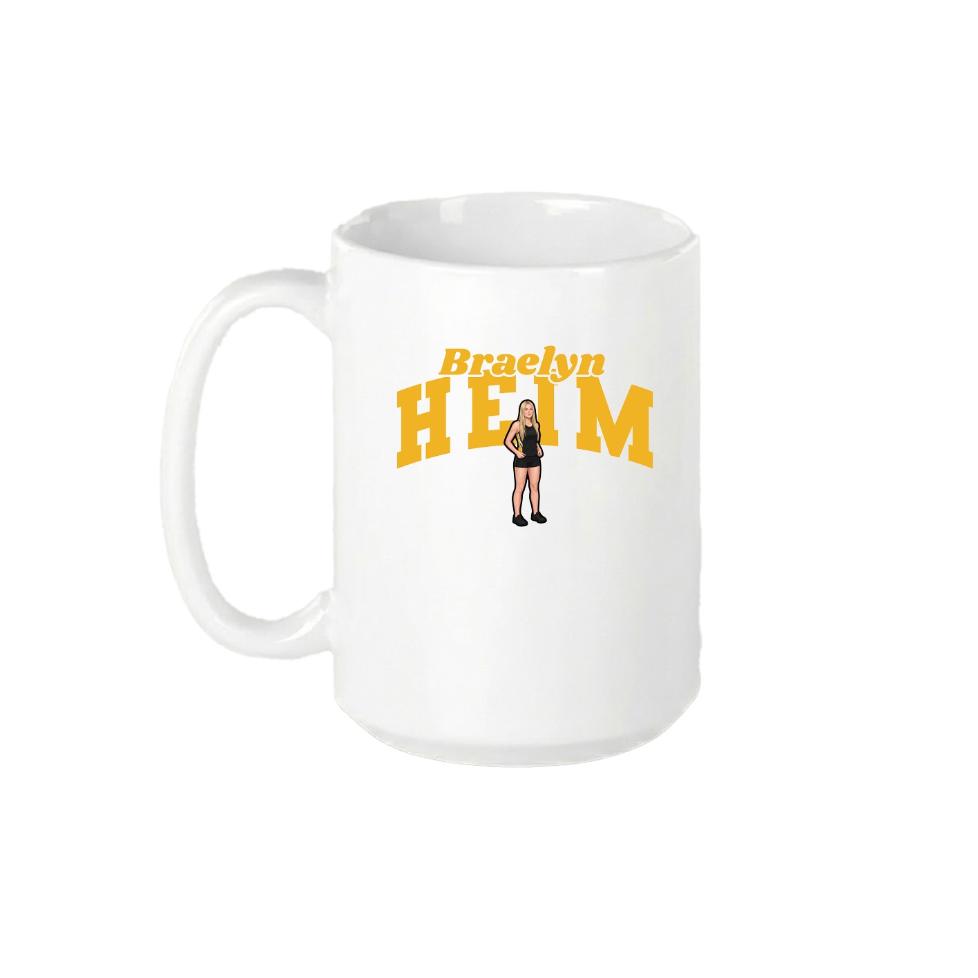15oz Coffee Mug — Signature Arch in White
