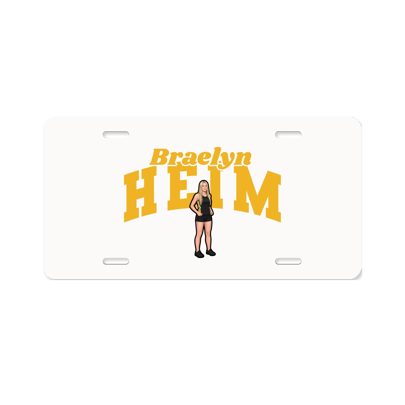 License Plate — Signature Arch in Classic
