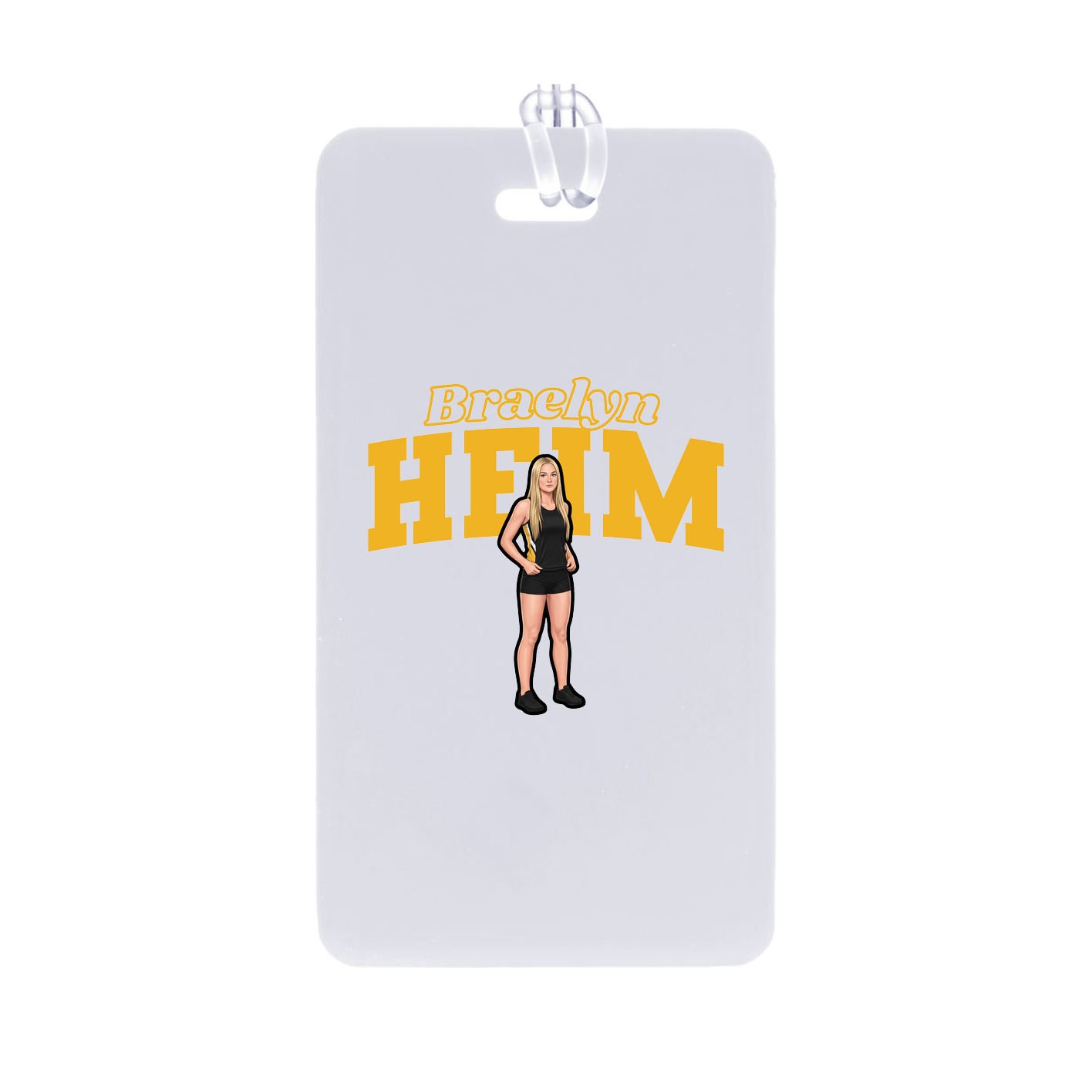 Bag Tag — Name Arch in Classic
