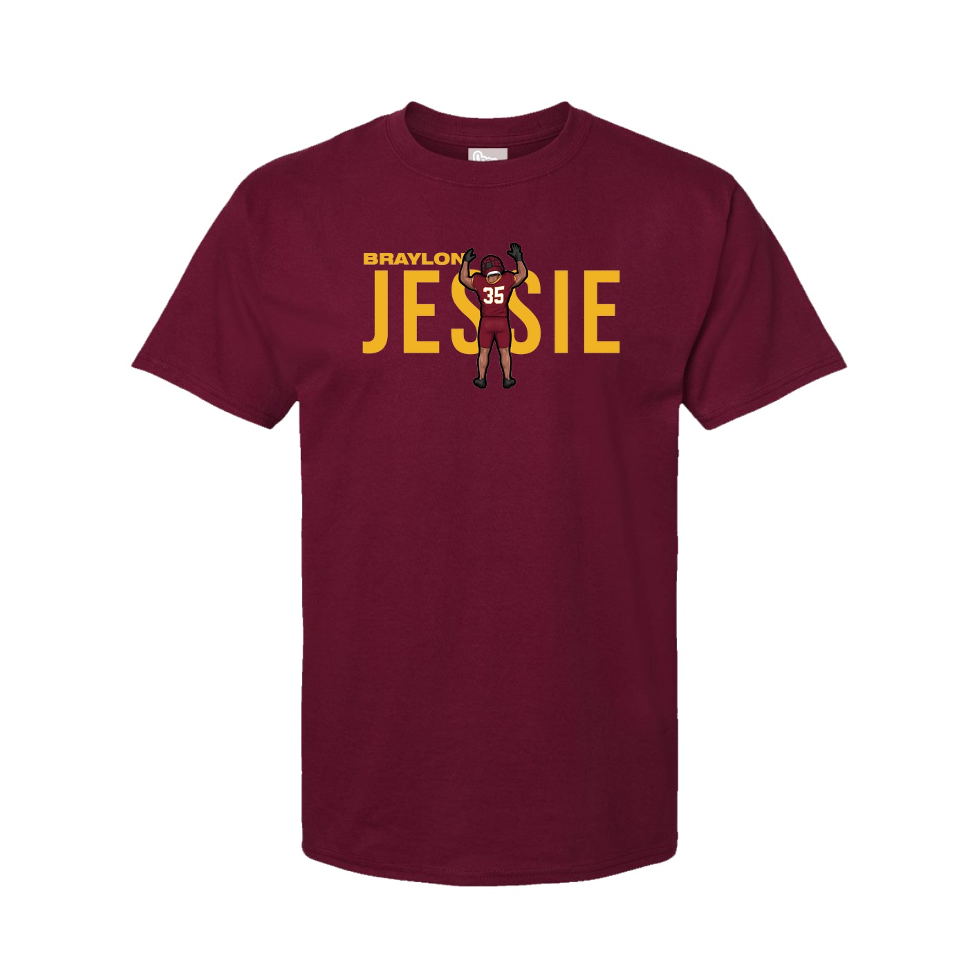 Tee — Player Name in Cardinal