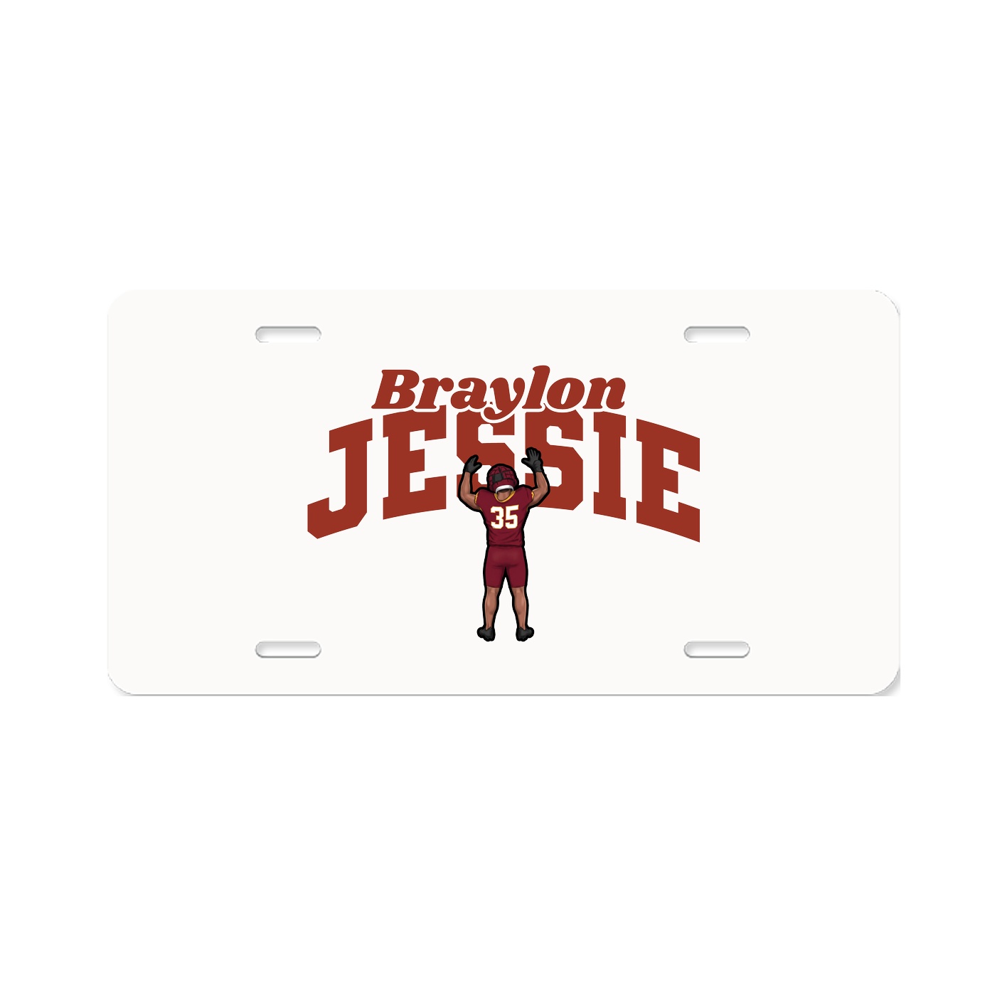 License Plate — Signature Arch in Classic