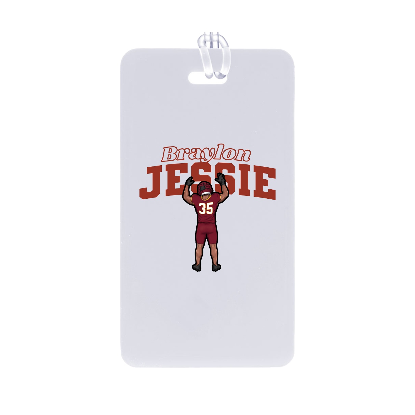 Bag Tag — Name Arch in Classic
