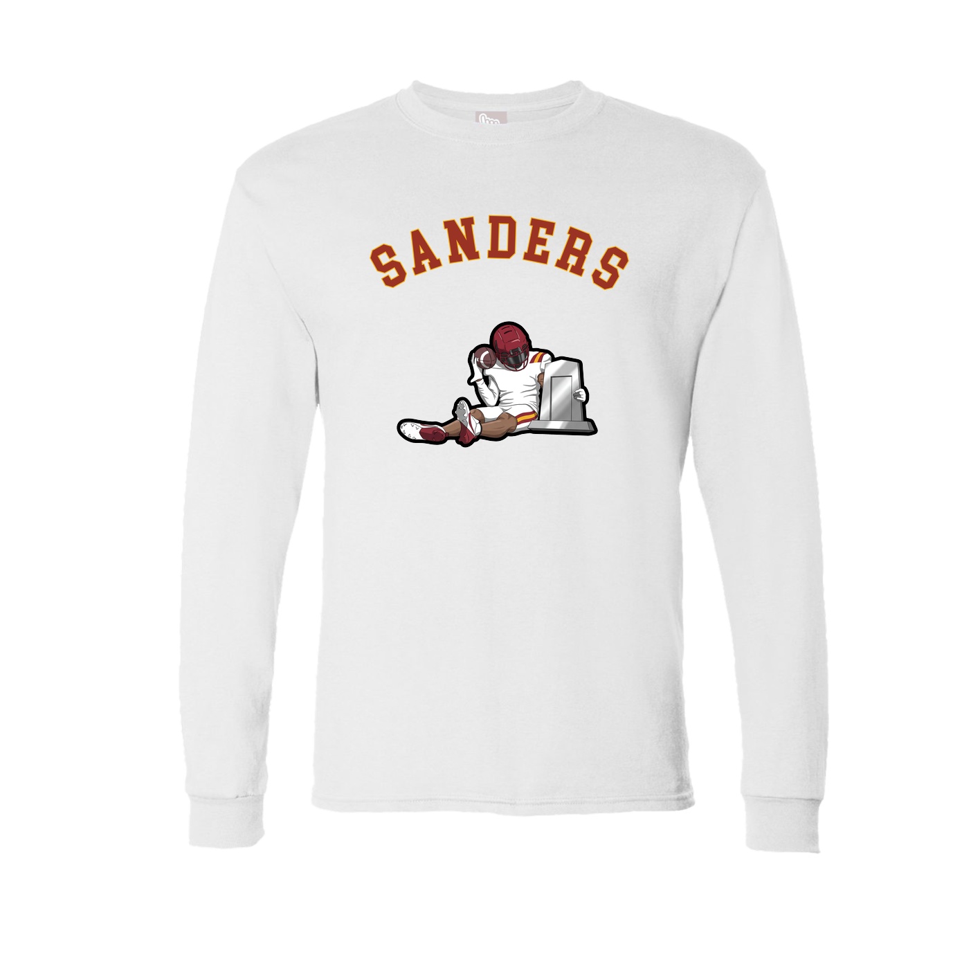 Long Sleeve Tee — Shirsey Arch in White