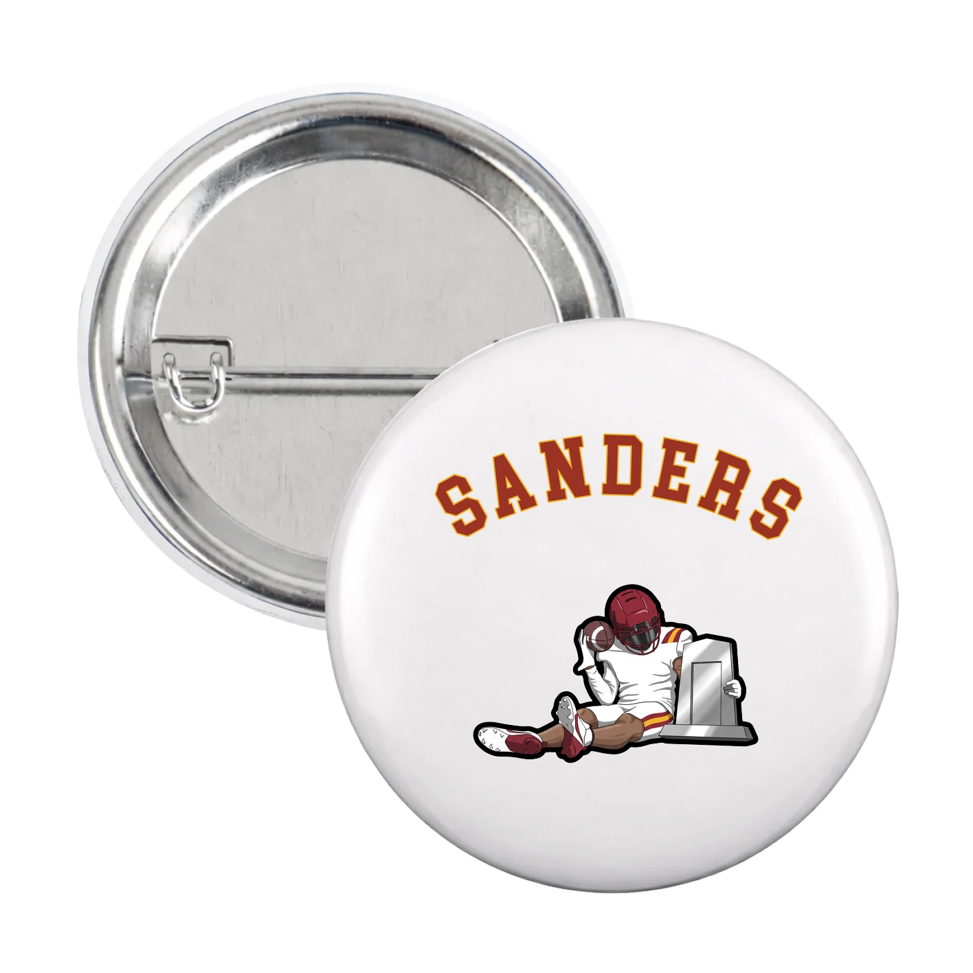 Game Day Button — Shirsey Arch in White