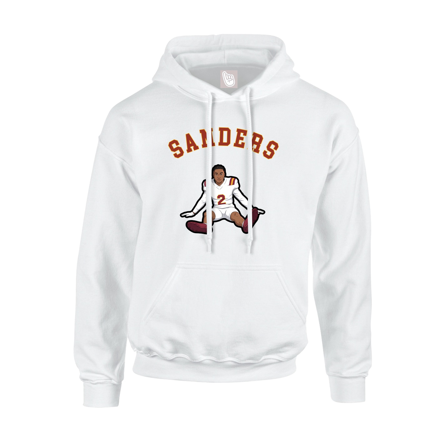 Hoodie — Shirsey Arch in White