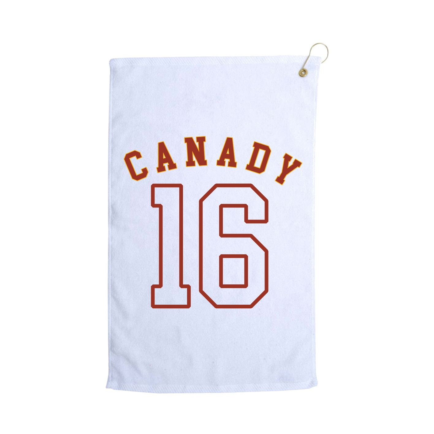 Golf Towel — Shirsey Arch in White