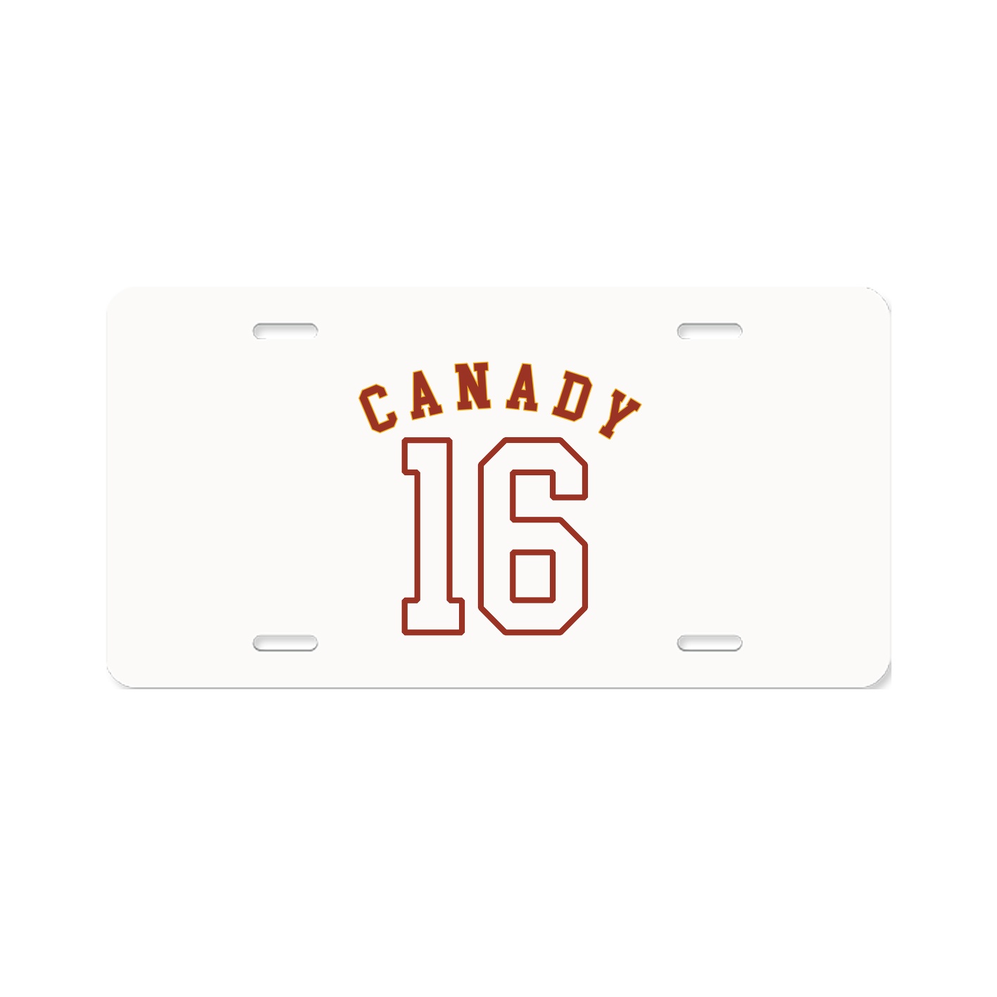 License Plate — Shirsey Arch in Classic