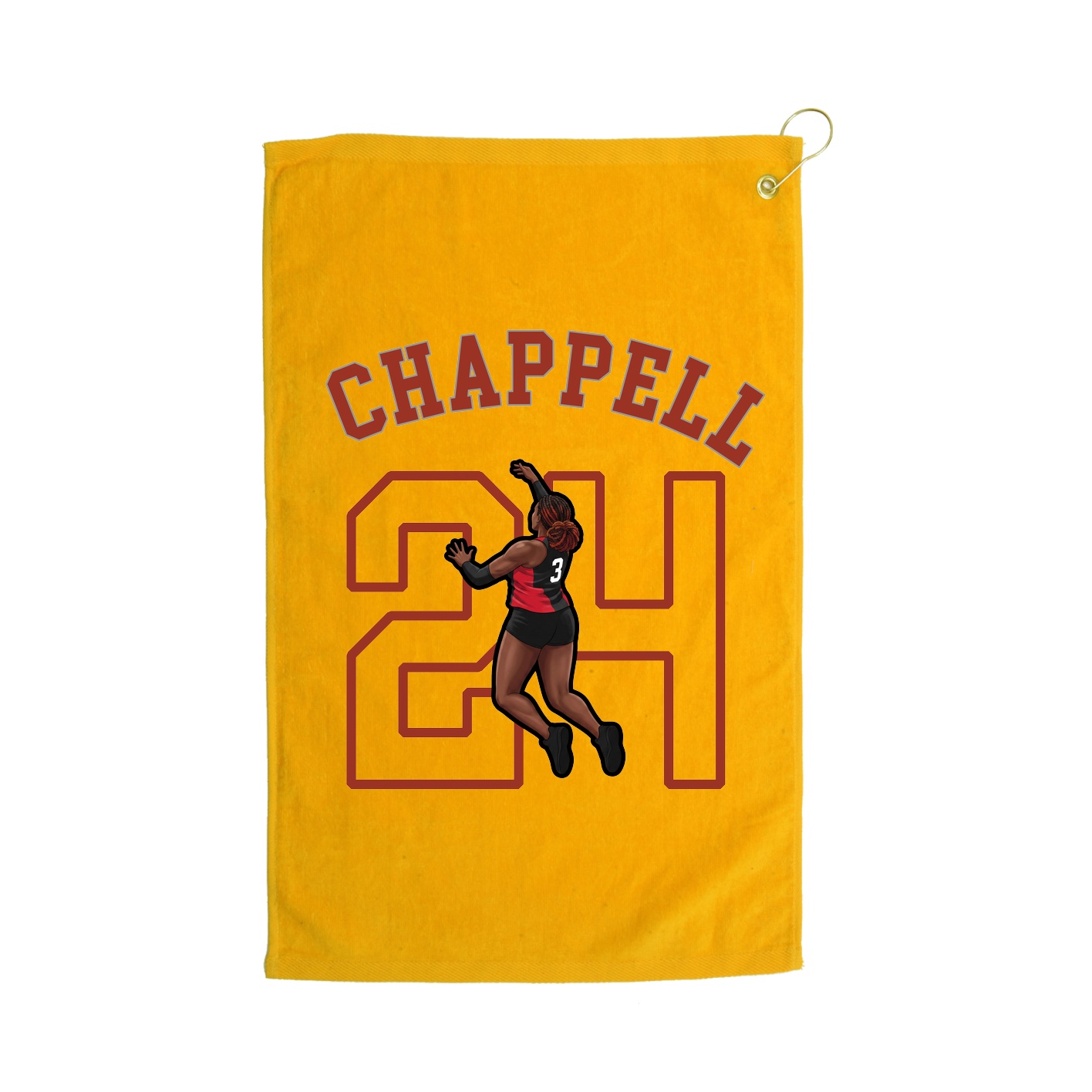 Golf Towel — Shirsey Arch in Gold
