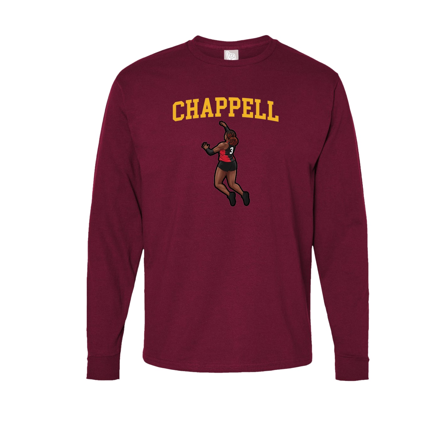 Long Sleeve Tee — Shirsey in Cardinal