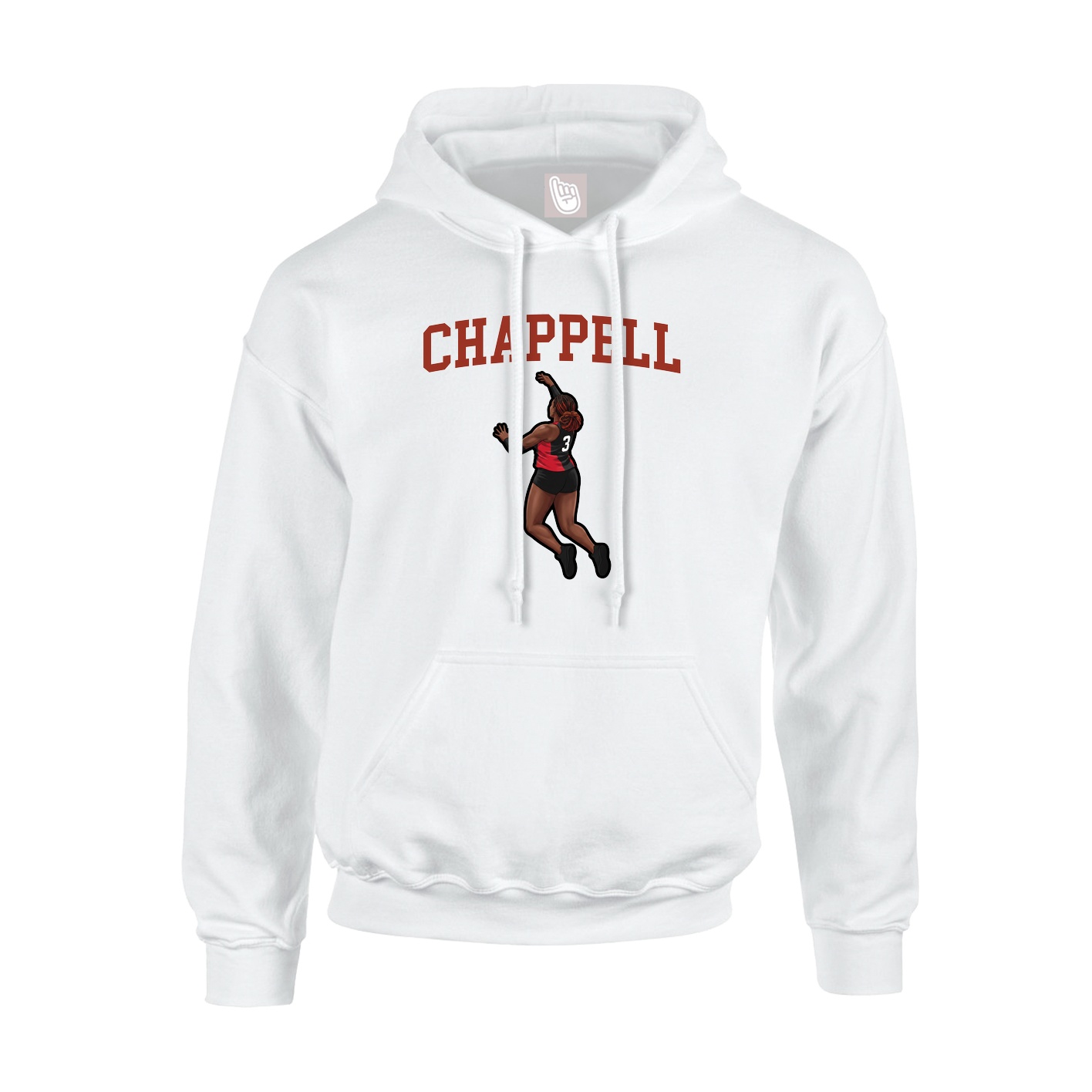 Hoodie — Shirsey in White