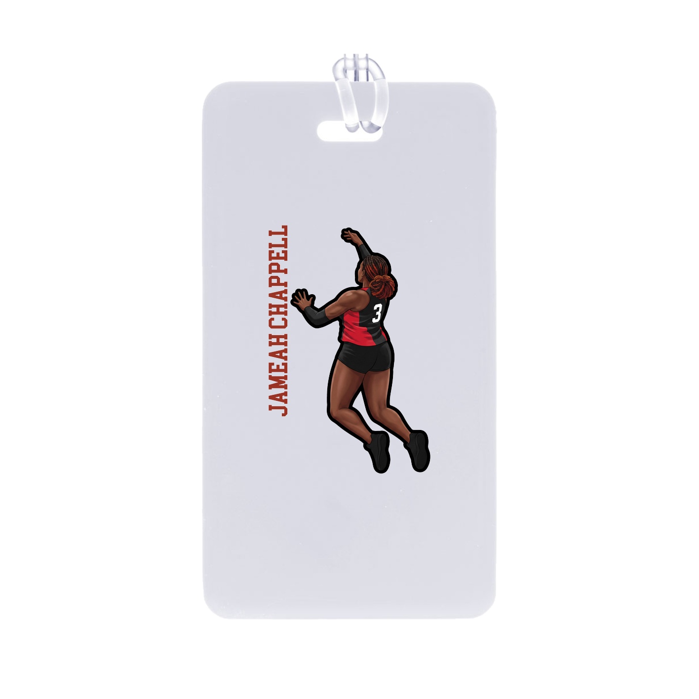 Bag Tag — Name Vertical in Classic