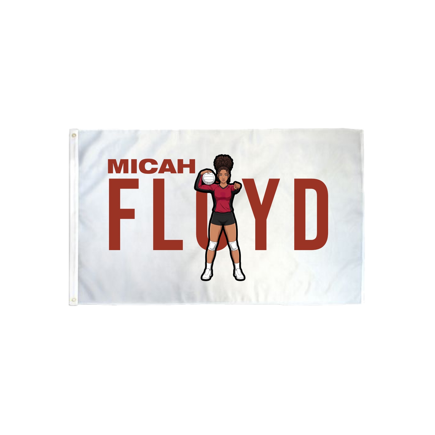 3x5 Flag — Player Name in Classic