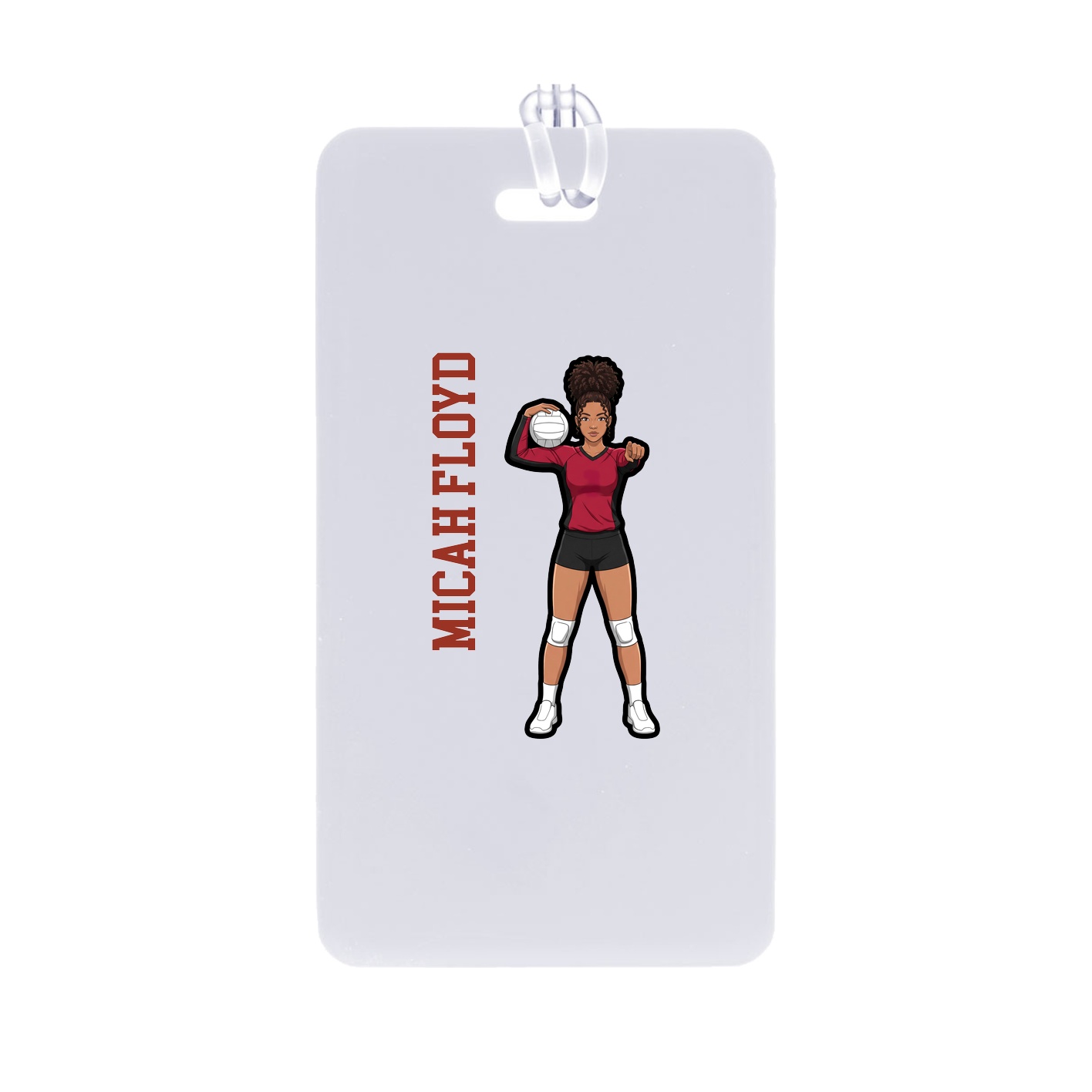 Bag Tag — Name Vertical in Classic