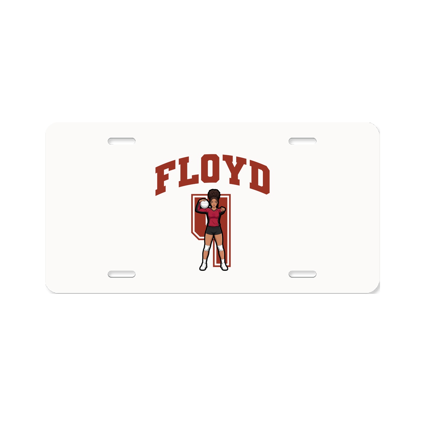 License Plate — Number in Classic