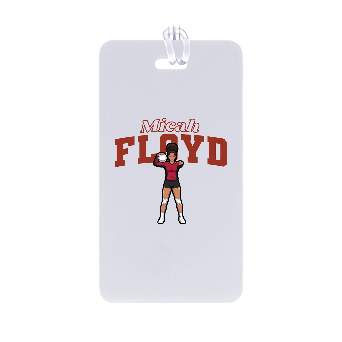 Bag Tag — Name Arch in Classic