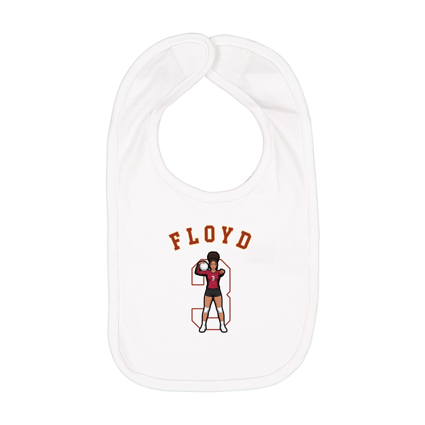 Infant Bib — Classic in White