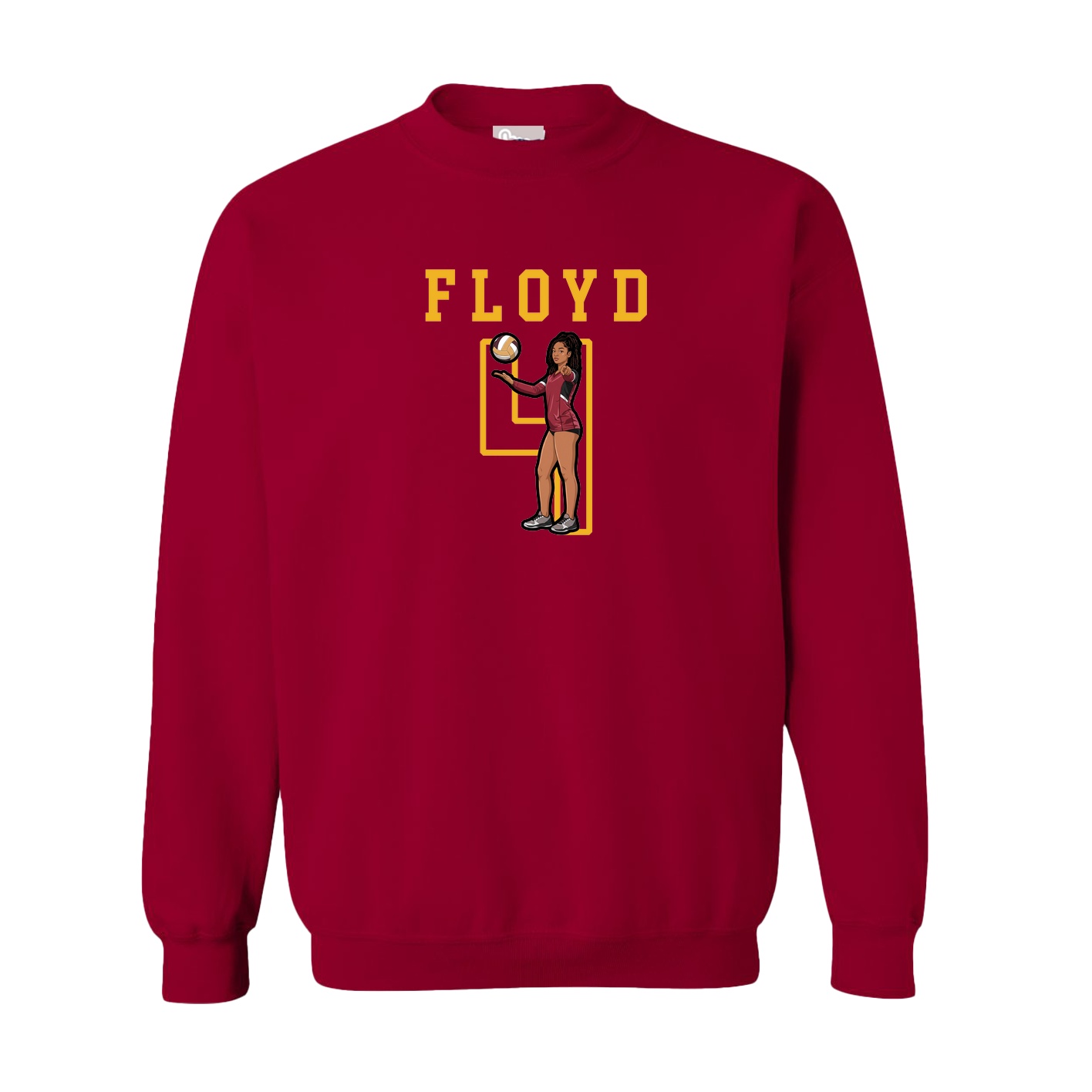 Fleece Crew — Shirsey in Cardinal